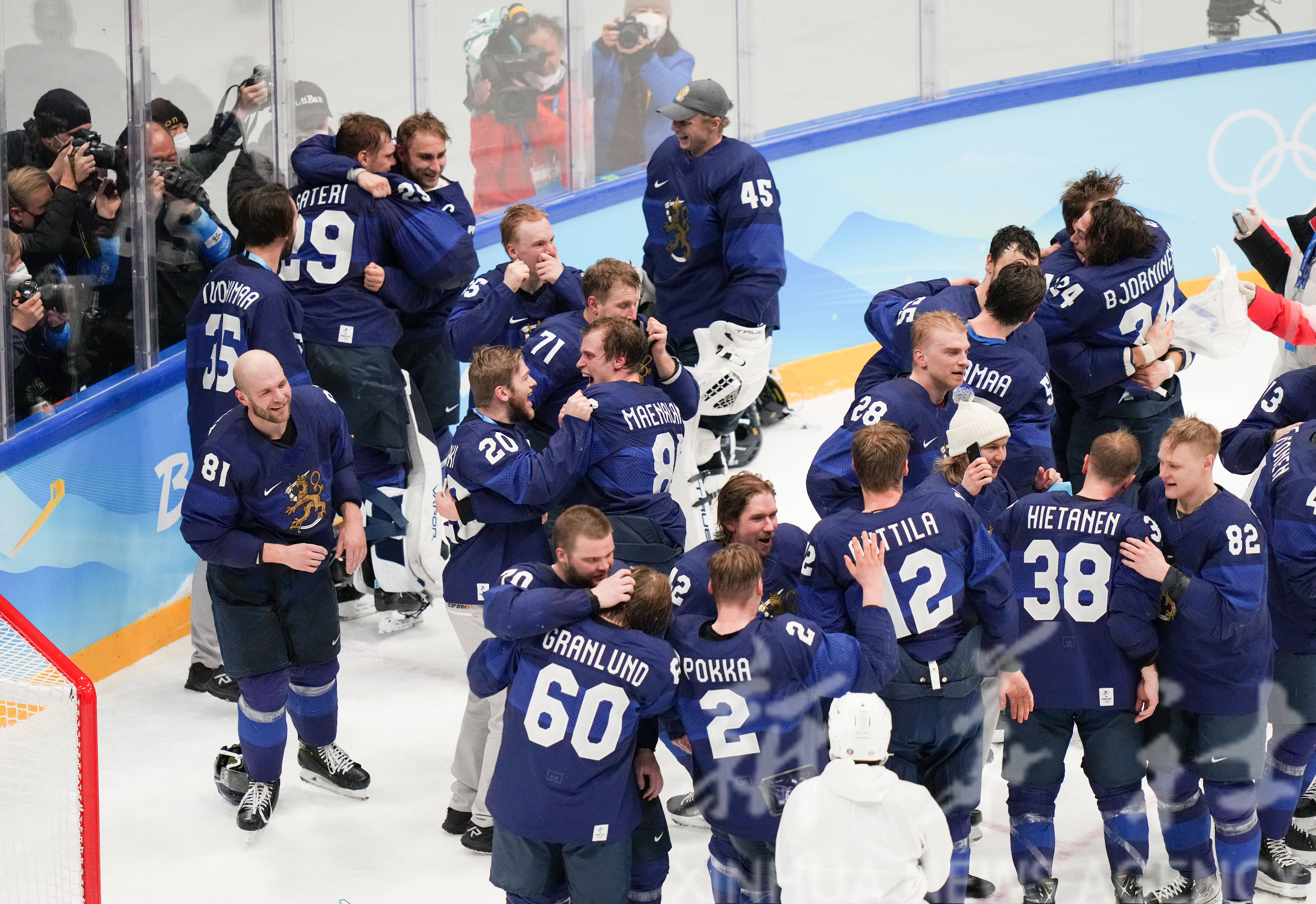 芬兰冰球队零封对手,晋级半决赛 芬兰冰球队零封对手,晋级半决赛